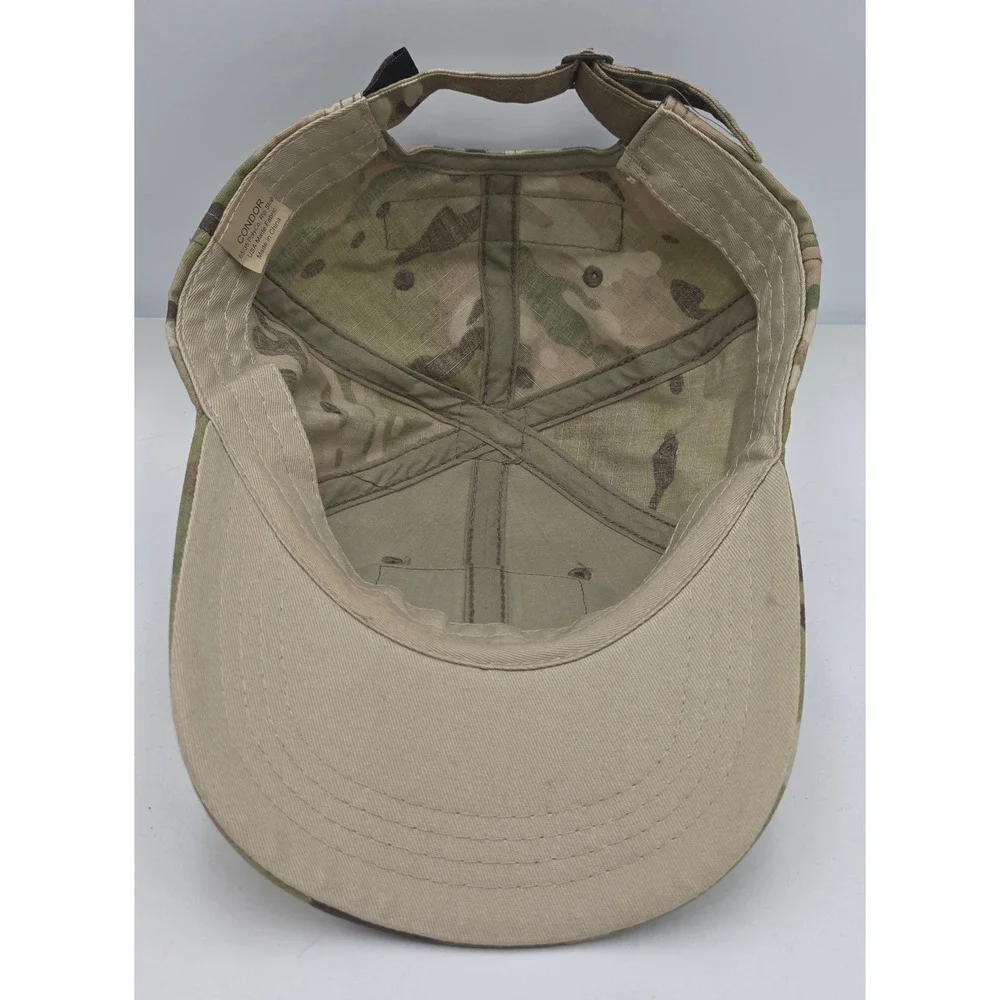 Condor Tactical Operator Cap Multicam Flag Patch Ripstop Strapback Hat